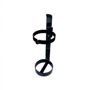 Soporte metálico tipo canastilla para extintor 10 lbs