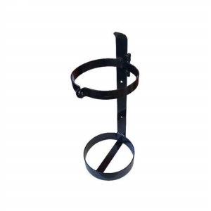 Soporte metálico tipo canastilla para extintor 20 lbs